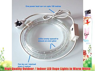 下载视频: Warm White 50 Metre LED Rope Light High Quality Outdoor LED Rope Lights which are ideal for