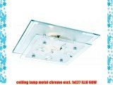 Globo Jasmina Metal Chrome Ceiling Lamp