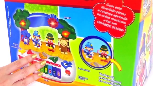 Patati Patatá Piano com Musicas Brincando Bonecos Galinha Pintadinha Pintinho Amarelinho