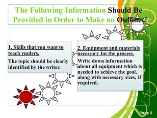 How to Write an Outline for Process Essay