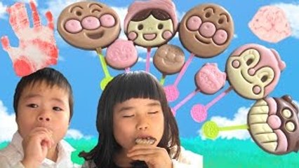 アンパンマン ペロペロチョコレート スタンプしたよ♫ Anpanman Lollip