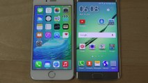 iPhone 6 iOS 9 Beta Siri Meets Samsung Galaxy S6 Edge S Voice! (4K)