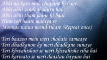 Abhi Abhi (Jism 2) Lyrics