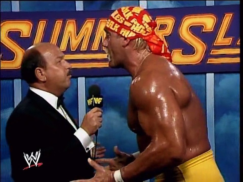 WWF SummerSlam 1990 - Hulk Hogan Post-Match Interview