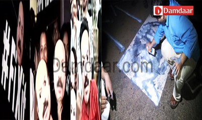 Alamgir Khan print Qaim Ali Shah face mask
