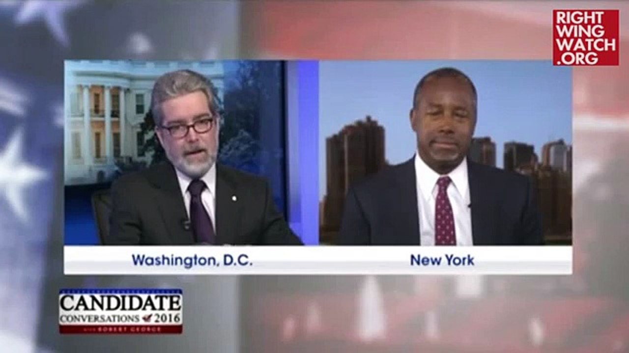 RWW News: Ben Carson Says He'll Take On Roe Like Lincoln Took On Dred Scott (News World)