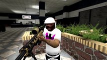 Gmod Sandbox - 1v1 Sniper Battle! (Garrys Mod: Call of Duty MW2 Parody)