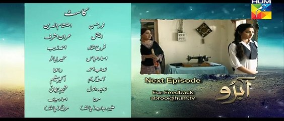 Abro Episode 05 Promo HUM TV Drama 10 Jan 2016