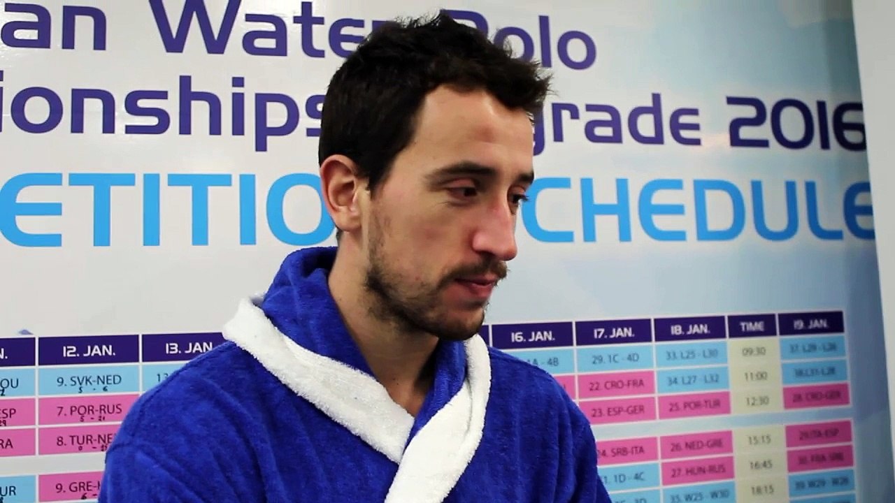 FFN -Euro water-polo 2016: Interview de Rémi Garsau après France-Serbie