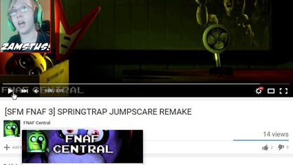 [SFM FNAF 3] SPRINGTRAP JUMPSCARE REMAKE REACTION