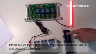 Useful: Showing how to set different working mode on RF control kit
