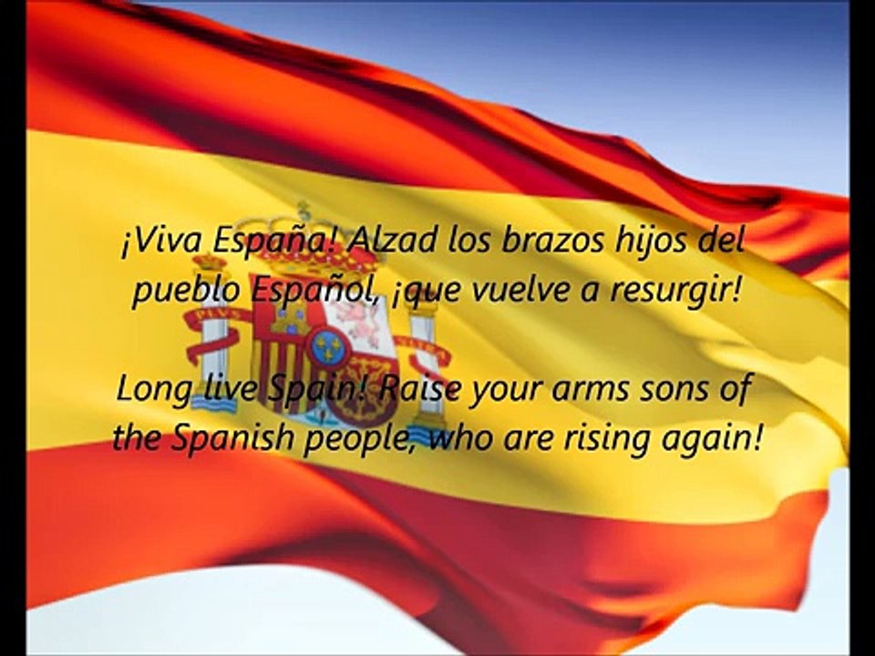 Spanish National Anthem - 'La Marcha Real' (ES EN)