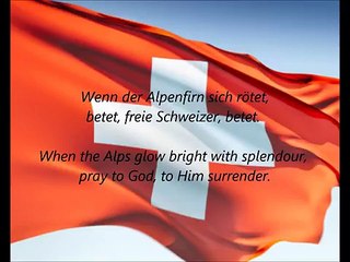 Swiss National Anthem - 'Schweizerpsalm' (DE EN)