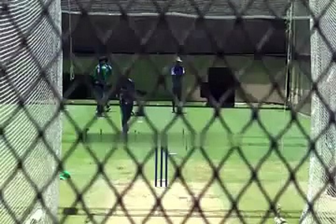 Muhammad Amir Bowling Newzealand vs Pakistan 1st t20 2016 _ Practice Session