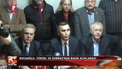 CHP İlçe Başkanı Özcan Durmaz'ın Basın Toplantıları