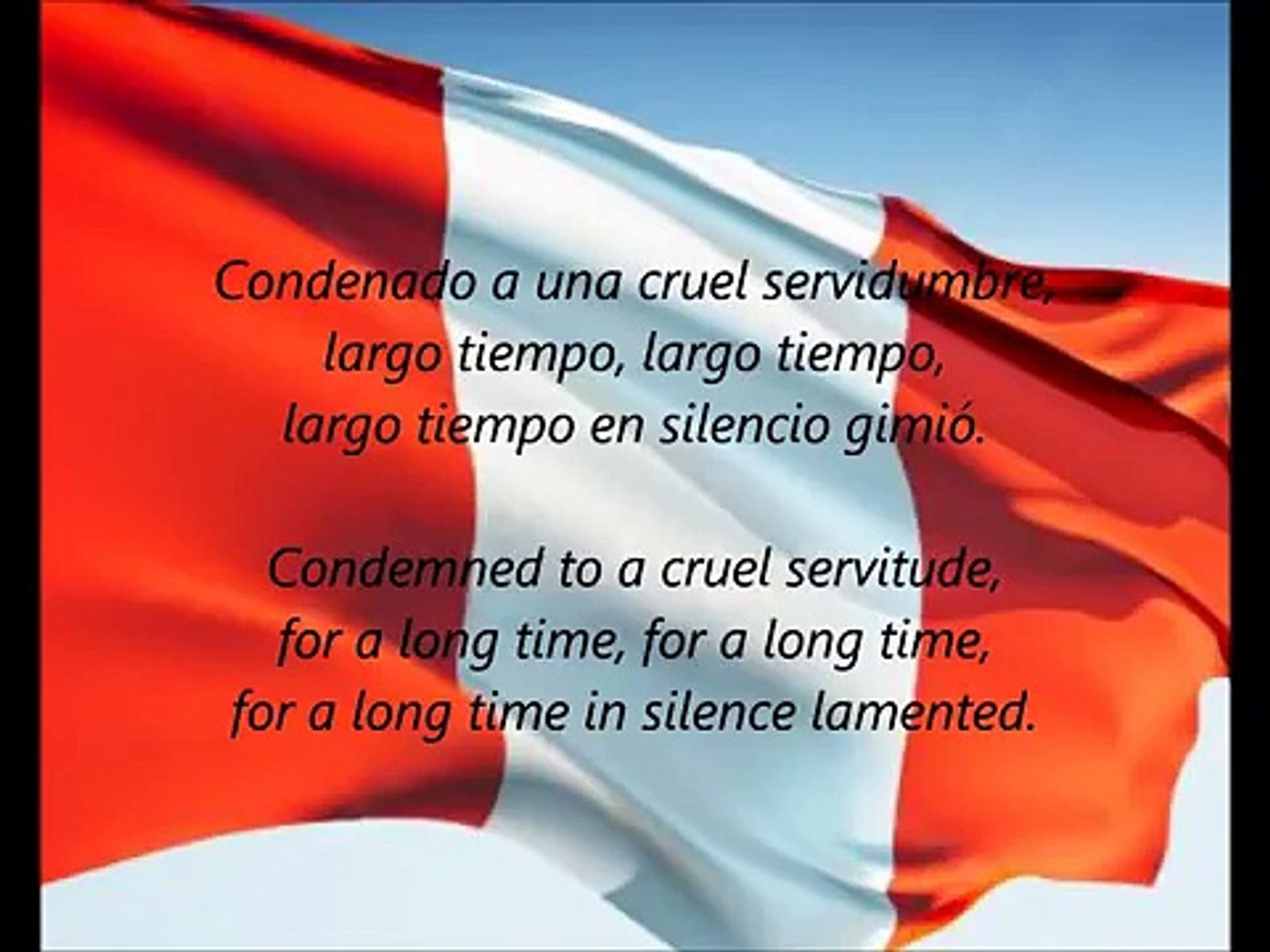 ⁣Peruvian National Anthem - 'Himno Nacional Del Peru' (ES EN)