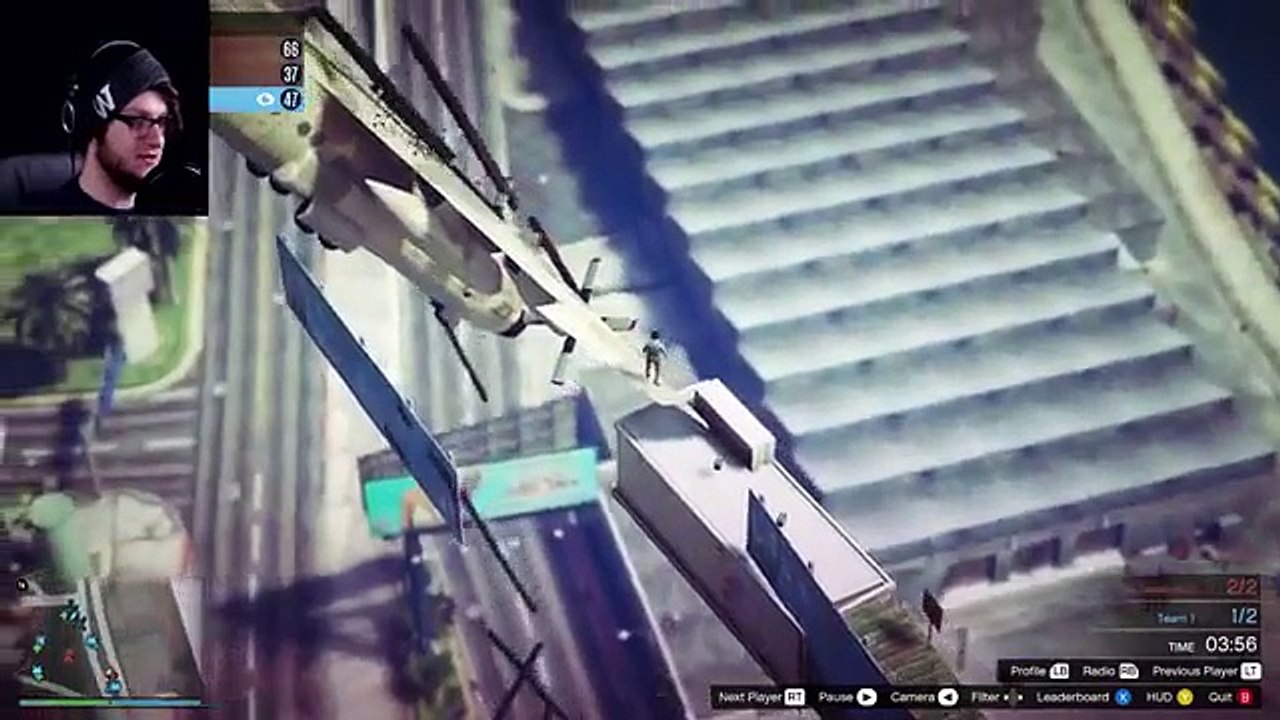 GTA 5 PC Online Funny Moments - TITAN DEATHRUN! | PLANES, TRAINS, AND AUTO MY BALLS! (Custom Games) (Funny Videos 720p)