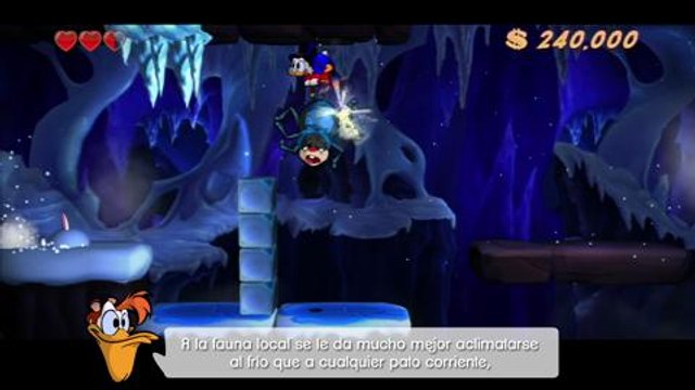 Gameplay de DuckTales Remastered, mostrando el Himalaya, en HobbyConsolas.com