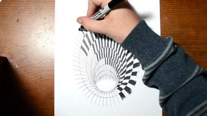 Amazing 3d art - Anamorphic Illusion