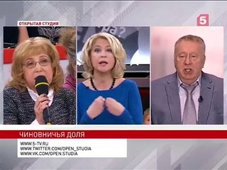 5 канал. «Чиновничья доля» Отктытая студия (выпуск 14.01.2016 года)