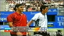 Roger Federer vs Juan Ignacio Chela FINAL Highlights Adidas International 2002