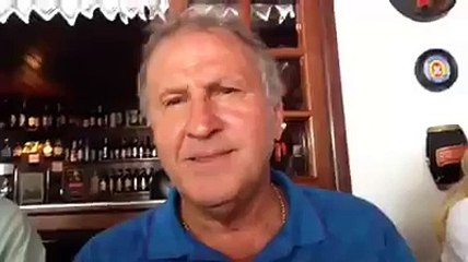 Zico manda recado para fã