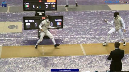 CIP 2016 - Qualifications piste jaune - Roger W (FRA) vs Ha Taeg (KOR)