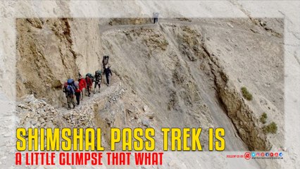A little glimpse that what ‪#‎Shimshal‬ Pass Trek is gasp emoticon (Watch In HD)