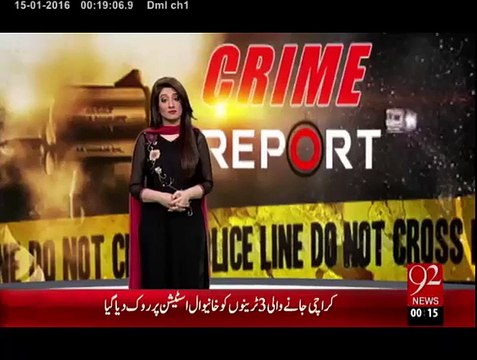 Karachi Dako Din dihary Awam ko lootaty Rahay- 15-Jan-16 - 92NewswHD