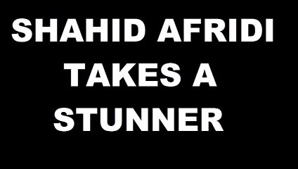 Shahid Afridi Takes a Stunner - 15 Jan 2016