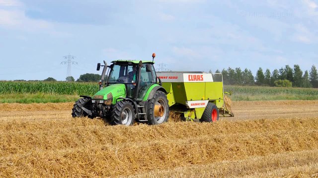 Deutz Fahr Agrotron 115 mk3 & Claas Quadrant 1200 stro persen