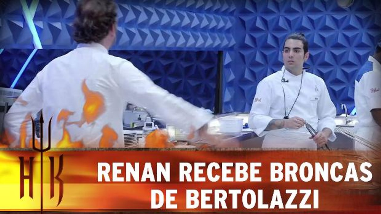 Renan recebe broncas de Bertolazzi