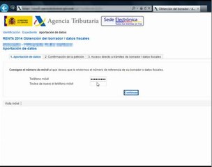 Renta 2014 - Servicio RenØ- obtencion de borrador y datos fiscales
