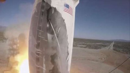 Primer vuelo del cohete Blue Origin (Amazon)