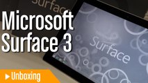 Unboxing Surface 3