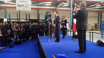 Discours d'Emmanuel Macron, ministre de l'Économie, à l'inauguration d'une usine Bolloré en Bretagne