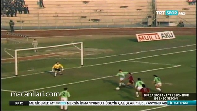 23.12.1989 - 1989-1990 Turkish 1st League Matchday 13 Bursaspor 1-1 Trabzonspor + Post-Match Comments