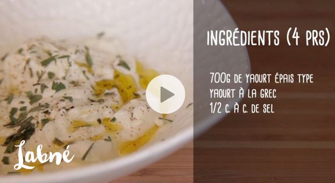 Comment faire un labné, fromage frais du Moyen-Orient ? - Gourmand