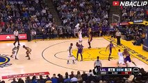 Stephen Curry drains a tough 3-pointer  Warriors vs Lakers  January 14 2016  2015-16 NBA SEASON