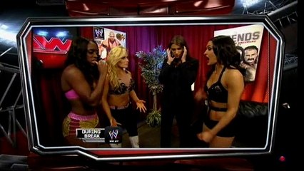 Natalya, Brie Bella , Naomi, Stephanie McMahon Backstage Segment