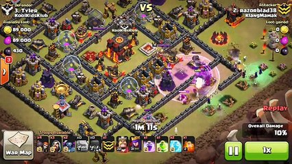 Clash of Clans - UNBEATABLE TH10 WAR BASE w-Defensive Proof!
