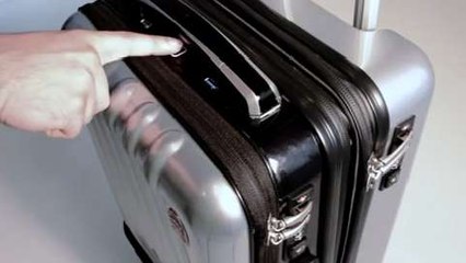 Space Case 1, la maleta inteligente con lector de huellas