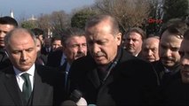 Cumhurbaşkanı Erdoğan, Patlamanın Olduğu Yere Karanfil Bıraktı, Açıklama Yaptı