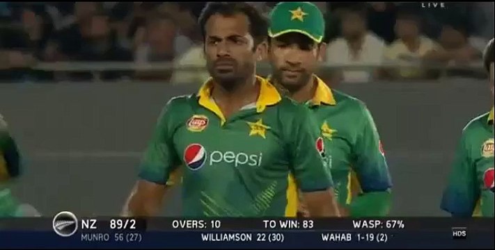 2 quick wickets by Pakistan - Wahab Riaz and Imad got the wickets For bring Pakistan back into the game