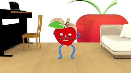 Wood Apple Finger Family Toy Apple Daddy Finger Song