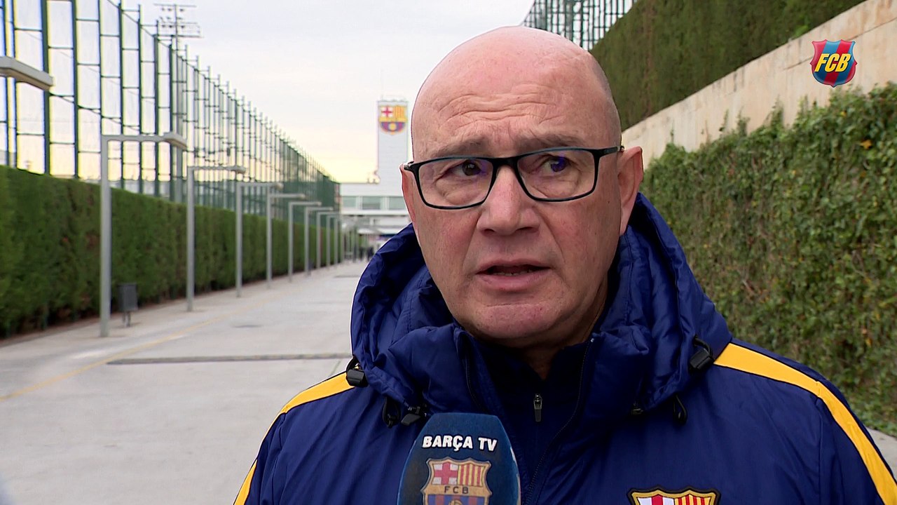 Declaraciones Xavi Llorens y Jennifer Hermoso previa Atlètic Féminas - Femenino A [ESP]