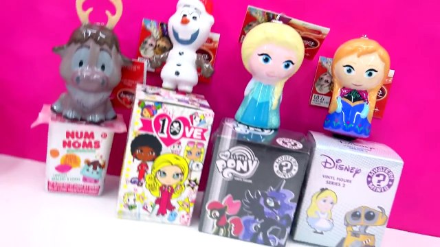 Disney Frozen Queen Elsa Ornaments + Funko Mystery Mini Blind Bags MLP , Tokidoki, Numnoms