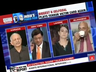 Download Video: Indian journalist Arnab goswami makes Fun of Pakistan & Reham khan sitting like a dumb in front of him