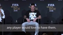 Ronaldo admits he wants Messi left foot