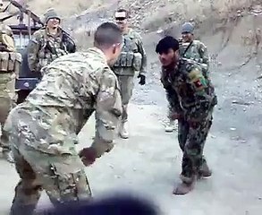 american army and afghanistan army